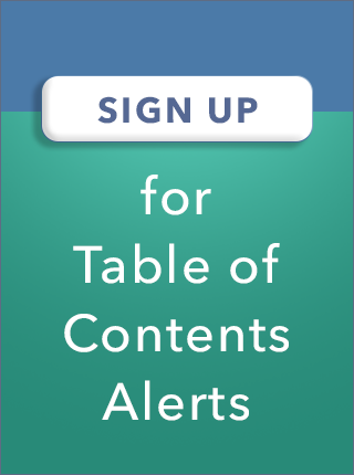 Sign up for table of contents alerts
